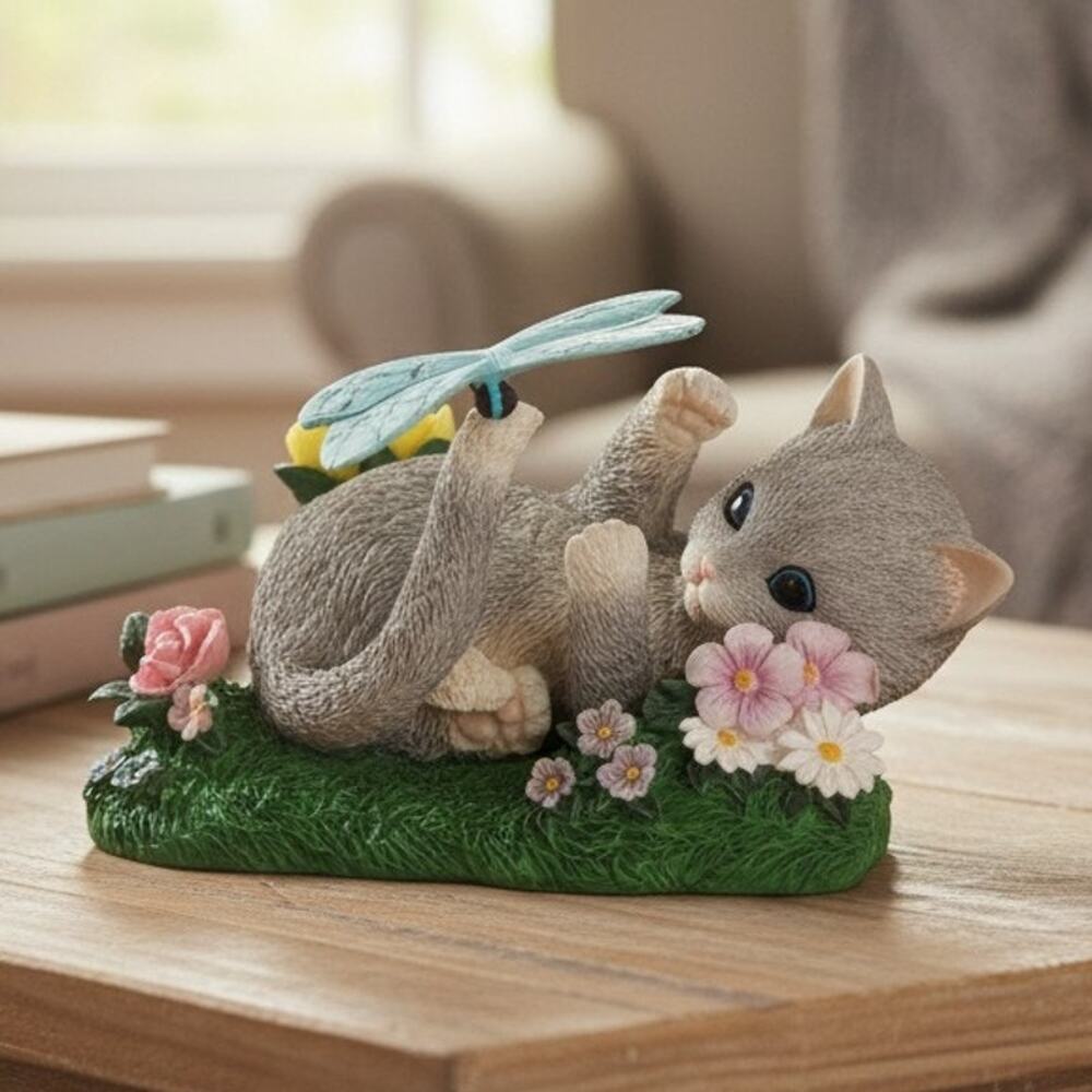 Vintage Jurgen Scholz Blooming with Purr-sonality Figurine Limited Edition 1435A